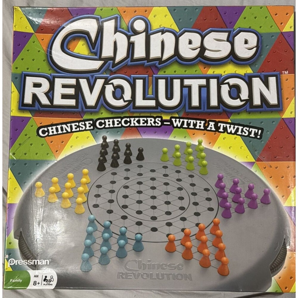Chinese Revolution Game "Chinese Checkers with a Twist" #3240 Pressman